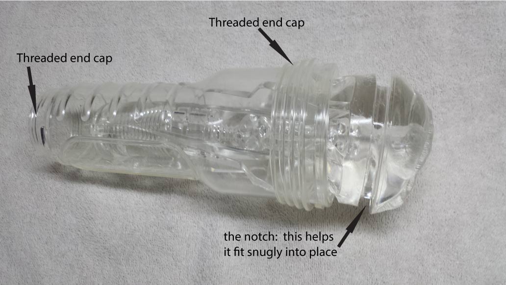 Fleshlight Ice, important components diagram