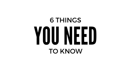 6 things to know