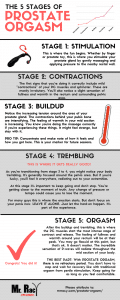 5 stages of prostate orgasm infographic high Mr. Racy