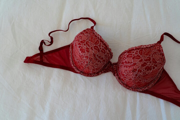 Bra on bed