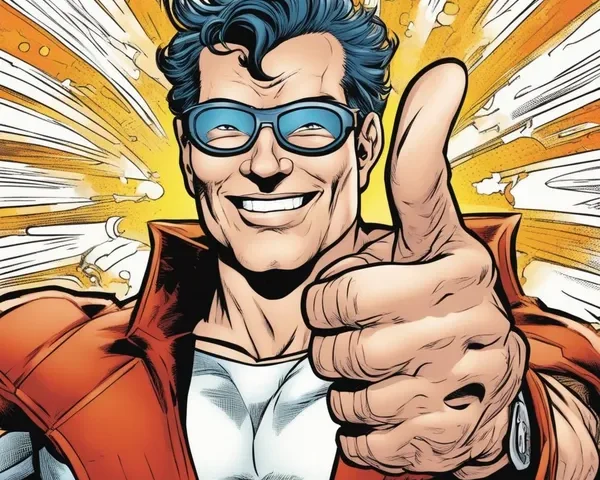 Man giving a thumbs up